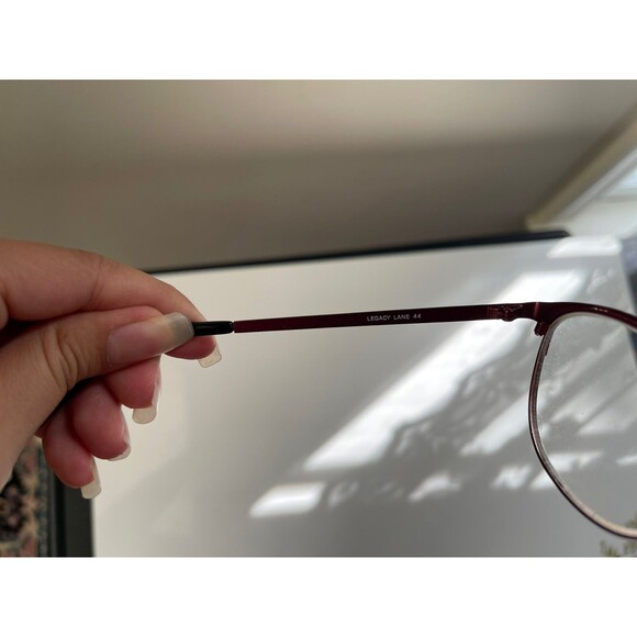 Legacy Lane 45 Designer Eyeglasses Red 53-15-135mm Frames Only - Picture 8 of 16
